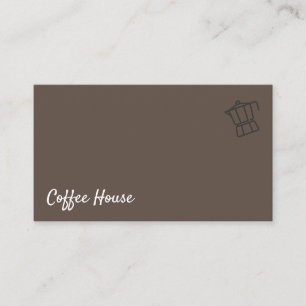 Koffiepot Barista Visitekaartje