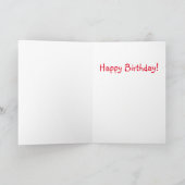 Koffiepot herinneringen & rood tafelkleed Verjaard Kaart (Binnen)