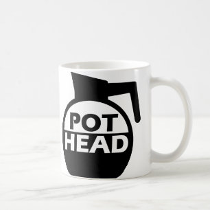 Koffiepot Hoofd Grappige Mok Cafeïne