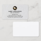 Koffiepot Icon Bed Ontbijt Premium Business Card Visitekaartje (Voorkant / Achterkant)