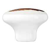 Koffiepotje en keuken keuken-decor keramische knop (Zijkant)