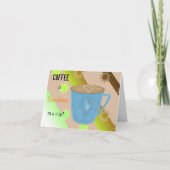 Koffieprijsopgave Kaart (Voorkant)