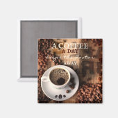 Koffieprijsopgave: magneet (Voorkant / Achterkant)