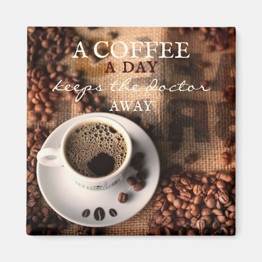 Koffieprijsopgave: magneet (Voorkant)