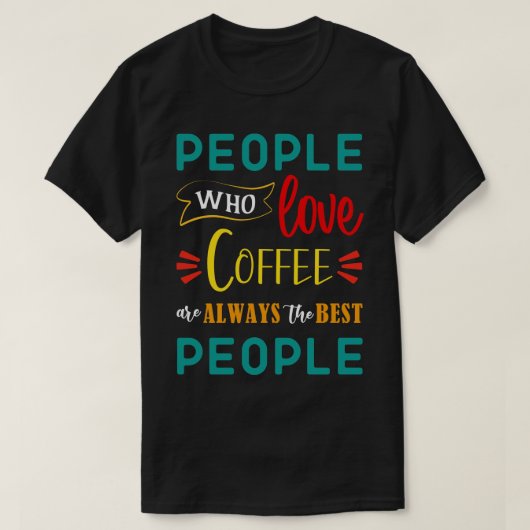 Koffieprijsopgave T-shirt (Design voorkant)