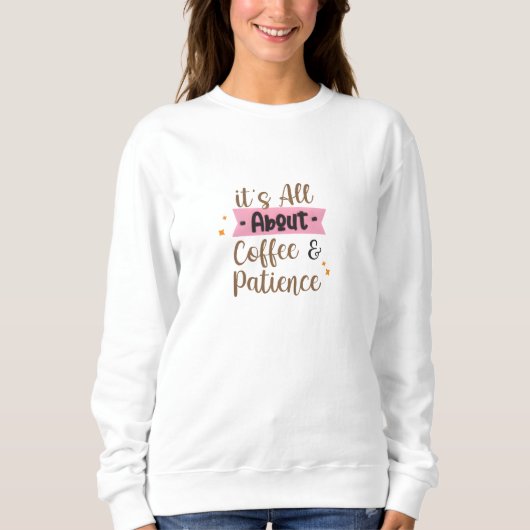 Koffieprint T-shirt (Voorkant)