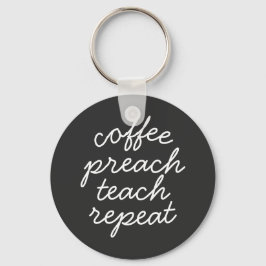 Koffieproeier herhalen sleutelhanger