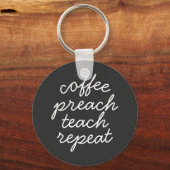 Koffieproeier herhalen sleutelhanger (Voorkant)
