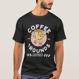 Koffieprullen voor debat t-shirt