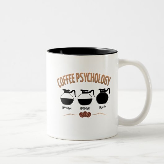 Koffiepsychologie Tweekleurige Koffiemok (Rechts)
