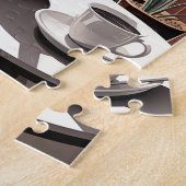 koffiepuzzel in de ochtend legpuzzel (Zijkant)
