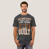 Koffiepyjama's en kantelen t-shirt (Voorkant volledig)