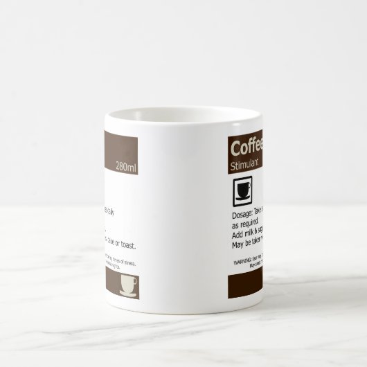 Koffierecept, medische mok (Center)