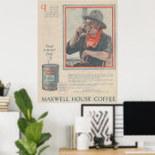 Koffiereclame 1920 poster (Thuiskantoor)