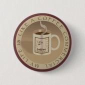 Koffiereclameknop Ronde Button 5,7 Cm (Voorkant)