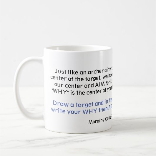 Koffiereeks "Ken je WAARDE" Koffiemok (Links)