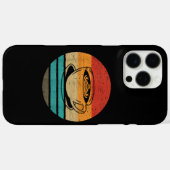 Koffieretro-stijl  Case-Mate iPhone case (Achterkant (horizontaal))