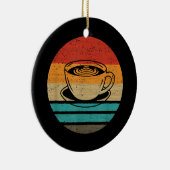 Koffieretro-stijl keramisch ornament (Rechts)