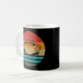Koffieretro-stijl koffiemok (Voorkant links)