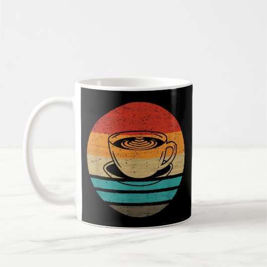 Koffieretro-stijl koffiemok (Links)