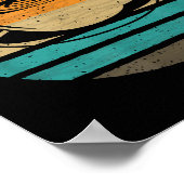 Koffieretro-stijl  poster (Hoek)