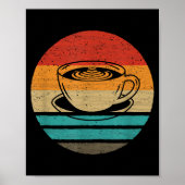 Koffieretro-stijl poster (Voorkant)