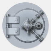 Koffierfort Ronde Sticker (Voorkant)