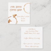Koffieringen Koffiewinkel Visitekaartje (Voorkant / Achterkant)