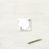 Koffieringvlek Post-it® Notes (Op bureau)