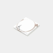 Koffieringvlek Post-it® Notes (Schuin)