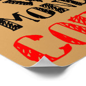 Koffieritmes met maandag Poster (Hoek)