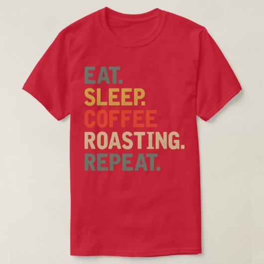 Koffieroosteren T-shirt (Design voorkant)