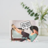 KOFFIE'S EN BRIEFKAARTEN VAN KATTEN VOOR HERROEPEN (Staand voorkant)