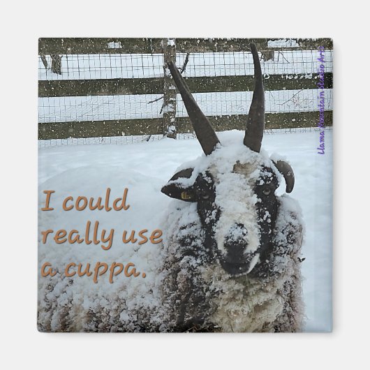 Koffieschaap Magnet #1 - Edel (Voorkant)