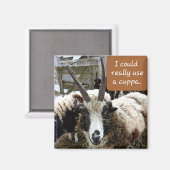 Koffieschaap Magnet #2 - Edel (Voorkant / Achterkant)