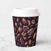 Koffiescherm Papieren Bekers (Achterkant)