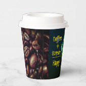 Koffiescherm Papieren Bekers (Rechts)
