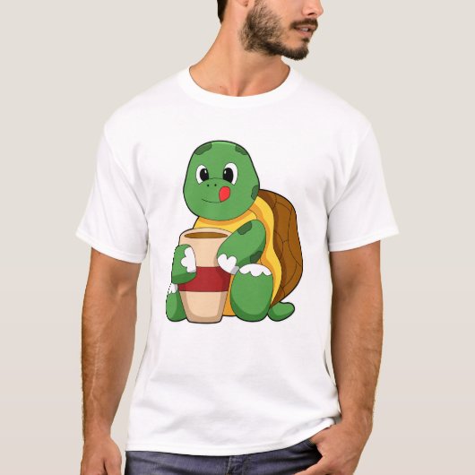 Koffieschildpad T-shirt (Voorkant)