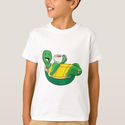 Koffieschildpad T-shirt (Voorkant)