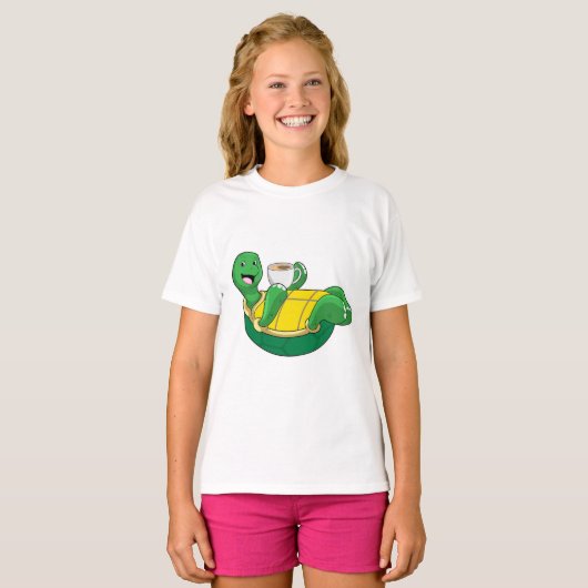 Koffieschildpad T-shirt (Voorkant volledig)