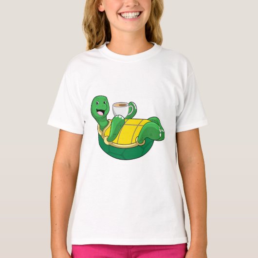 Koffieschildpad T-shirt (Voorkant)