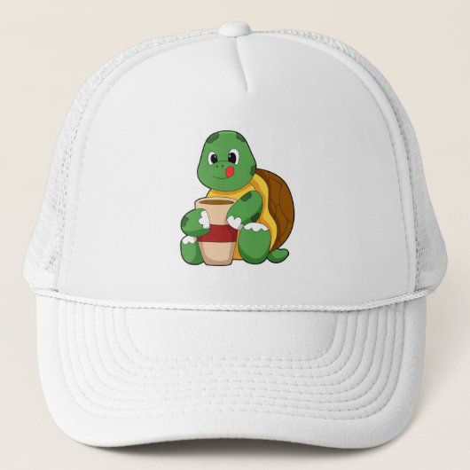 Koffieschildpad Trucker Pet (Voorkant)