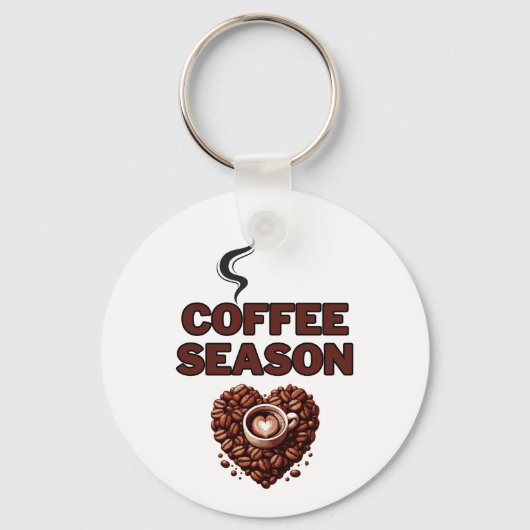 Koffieseizoen Sleutelhanger (Voorkant)