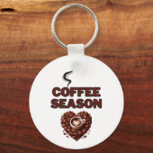 Koffieseizoen Sleutelhanger (Voorkant)