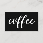 Koffieshop Loyalty Punch Card (Voorkant)