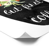 Koffiesignalering voor keuken, maar eerste koffieb poster (Hoek)