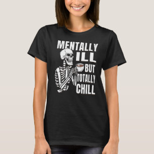 Koffieskelet is van voorbijgaande aard, maar volle t-shirt