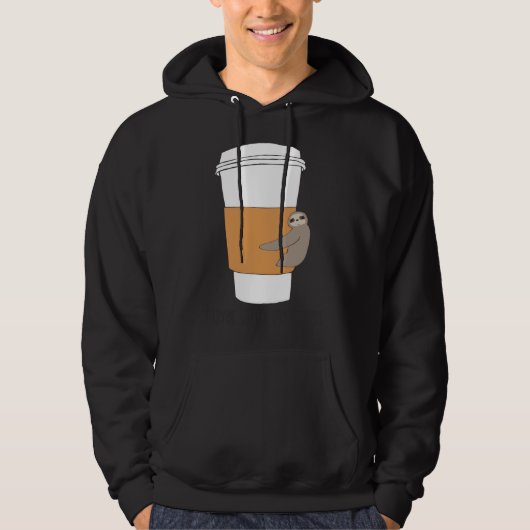 Koffiesleuf lang hoodie (Voorkant)