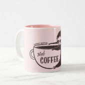 Koffiesleuf Tweekleurige Koffiemok (Voorkant links)