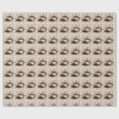 koffieslurfje cadeaupapier (Vlak)